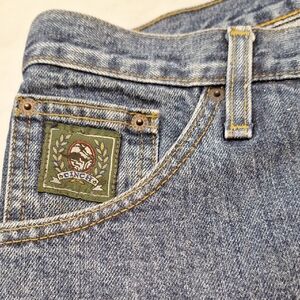 Cinch Blue‎ Relaxed Straight Leg Jeans with Classic Denim 42 X 30 Western Rodeo